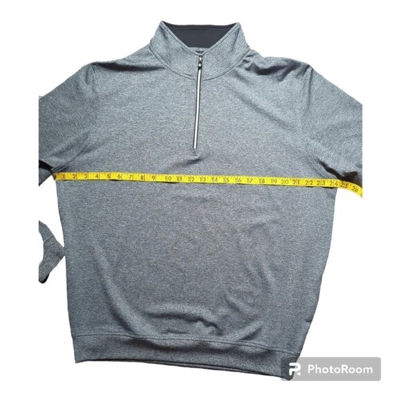 FootJoy Half Zip Men's Pullover with Zipper Color Heather Gray Size M - Picture 3 of 8